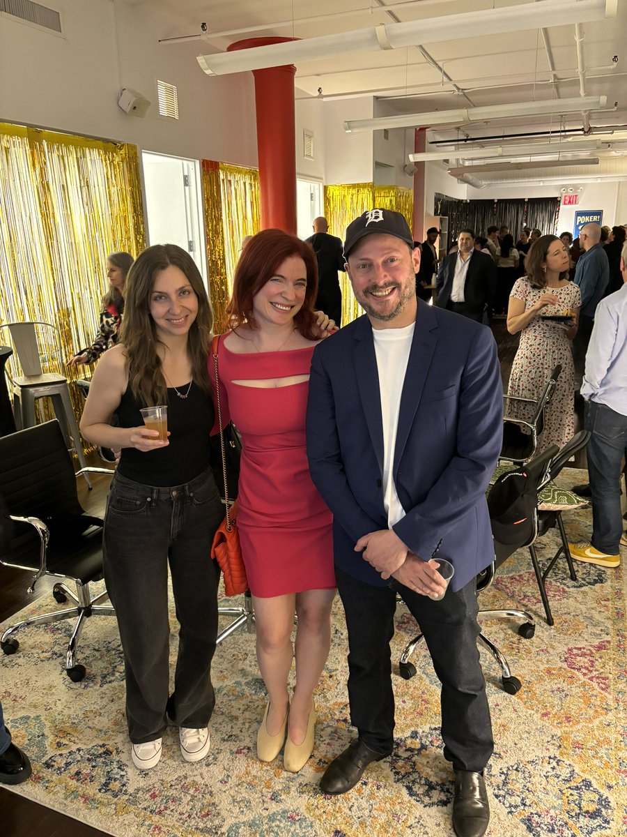 Congrats to @mkonnikova and @NateSilver538 on their RISKY BUSINESS podcast launch. Incredible opening party @pushkinpods studios. First episode here: open.spotify.com/episode/2RHjBy…