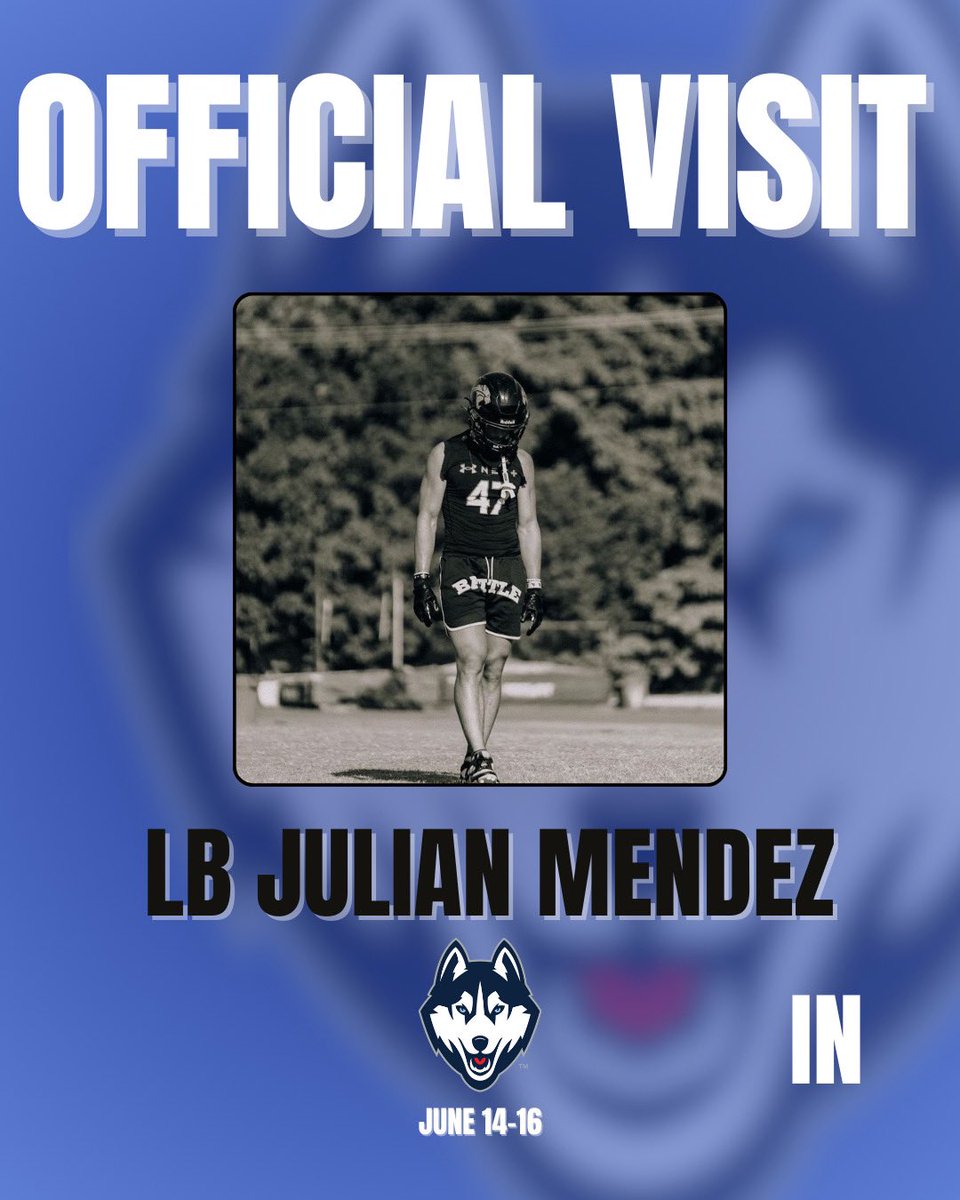 Thanking God!! Super blessed to be going on an Official Visit to the University of Connecticut on June 14 15 16
More to come 👀 
-
-
-
-
@CoachDiabate @CoachRack75 @adamgorney @TheCribSouthFLA @PrepRedzoneFL @FootballHotbed @CoachMacho @JohnGarcia_Jr @MohrRecruiting