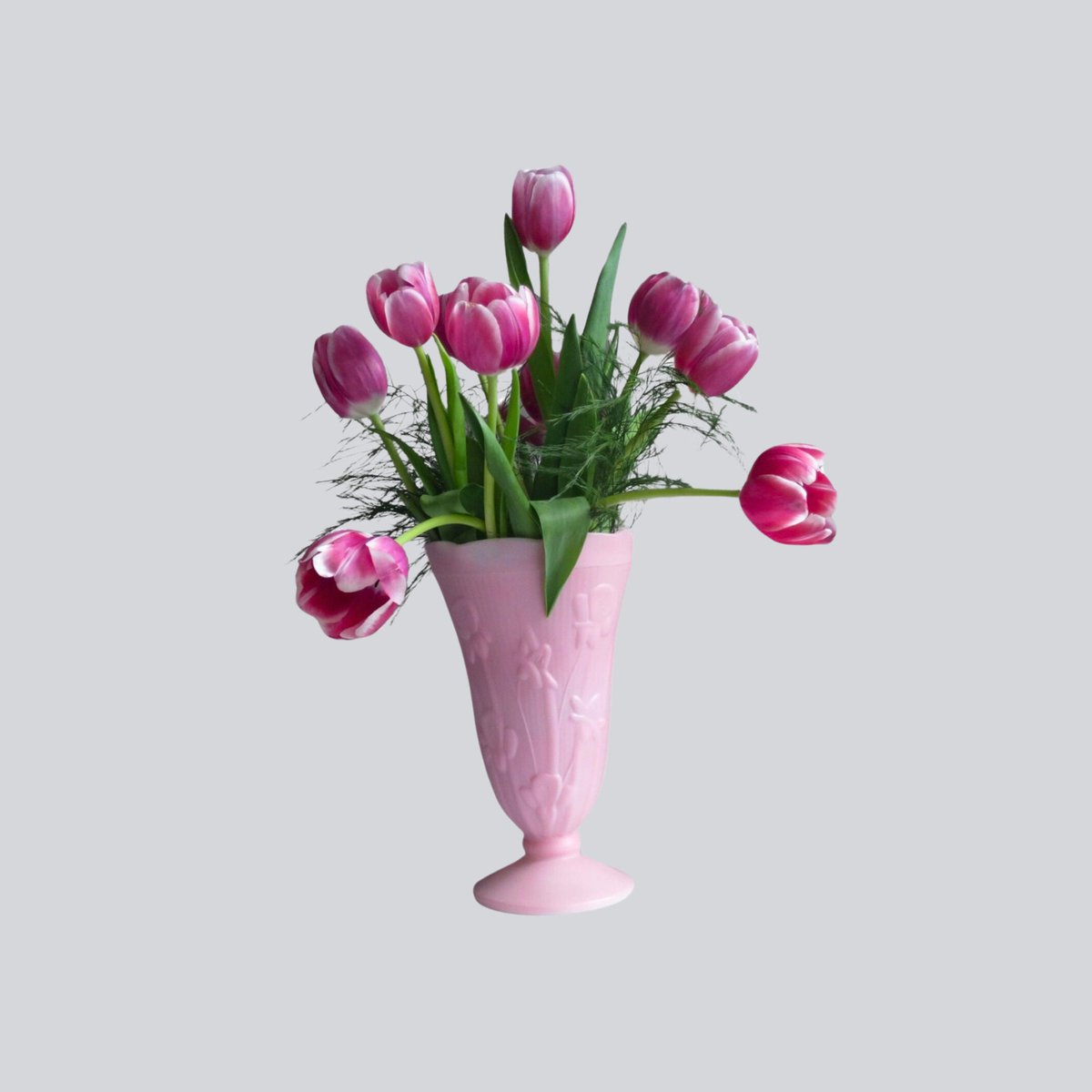 Mid-Century Pink Glass Vase, Embossed Floral Display Vase, Gift for Mom, Imperfect tuppu.net/94e82471 #Vintage4Sale #EtsyteamUnity #Dad2024 #SMILEtt23