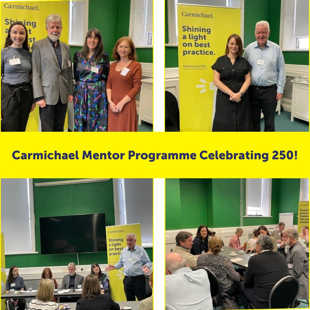 🙏Thanks to everyone who came along to the Carmichael Mentor Programme Event today in Carmichael House to celebrate passing 250 mentees on the programme! Find out more 👇 carmichaelireland.ie/what-we-do/sup…