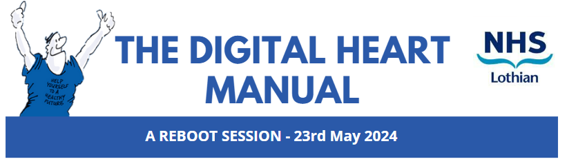 Attention all facilitators! If anyone would like a refresher or further support using our digital heart manuals we have a digital reboot session at 10 am on 23rd May 2024 on Microsoft teams!  Please email our team at heart.manual@nhs.scot to reserve a place!