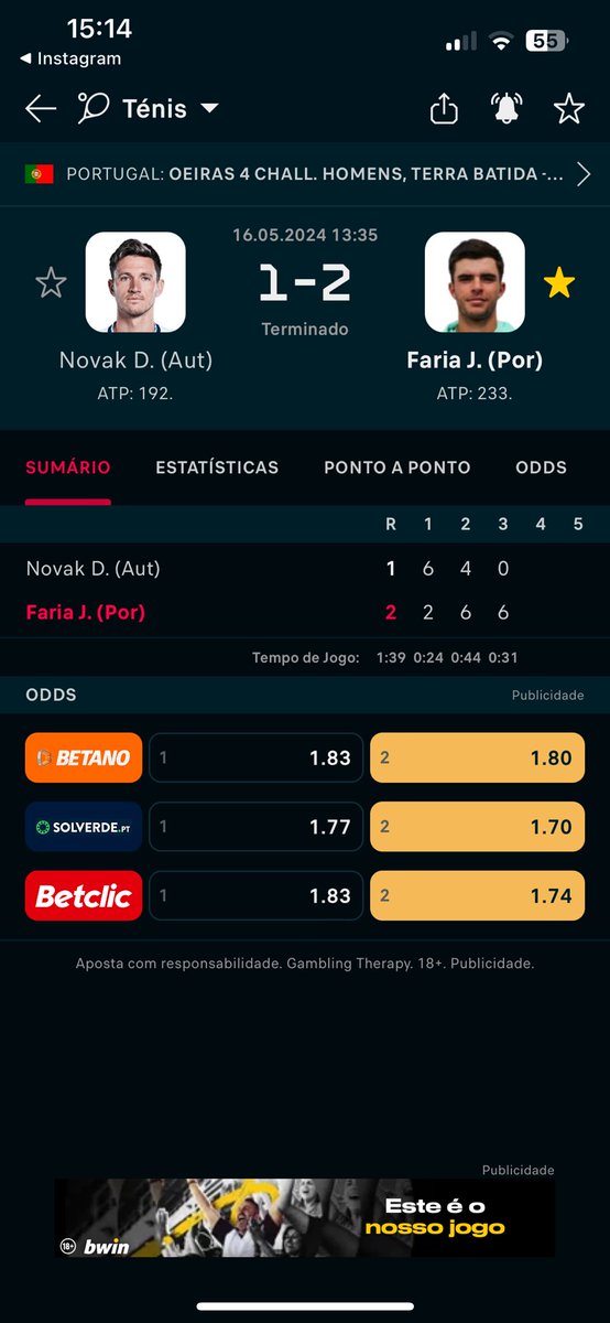 Jaime Faria just came back from 6-2 4-1 down (11 games in a row!)

Incredible.

Already guaranteed to play Roland Garros Qualies and now basically qualified for Wimbledon Qualies. What a year