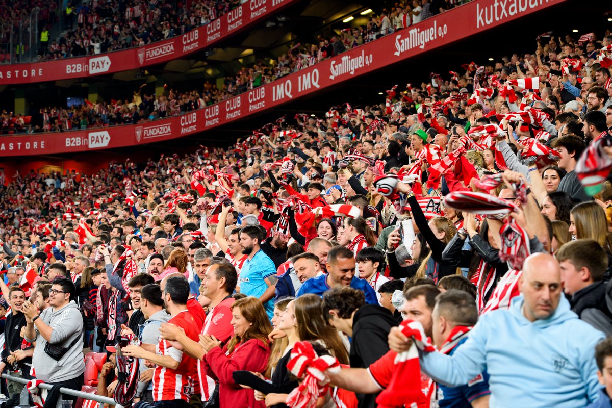 👋 El domingo, último partido de la temporada en casa y despedidas en San Mamés 🏟️

📲 Si no puedes ir al #AthleticSevillaFC, cede tu carnet a otr@ athleticzale (hasta 2 horas antes) o al Club (hasta 24 horas antes) a través del Txoko o desde la App oficial.

#AthleticClub 🦁