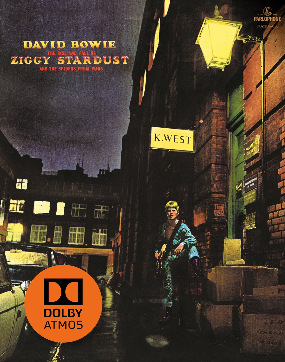 Pre-order the new Atmos Mix of #DavidBowie's 'The Rise and Fall of Ziggy Stardust and the Spiders from Mars' on blu-ray audio > bit.ly/3QKziggy