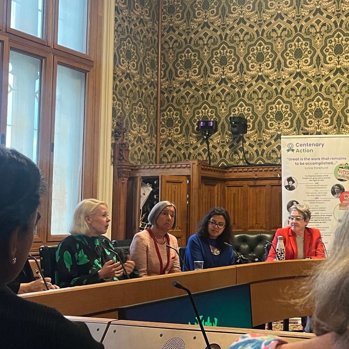 Brilliant to join the 'Making Parliament Work for Women' event in Parliament this week, discussing how we achieve a #5050Parliament by 2028. CEO Su Moore spoke about Jo Cox's passion for a gender-equal Parliament and our Commission recommendations to tackle abuse in politics.