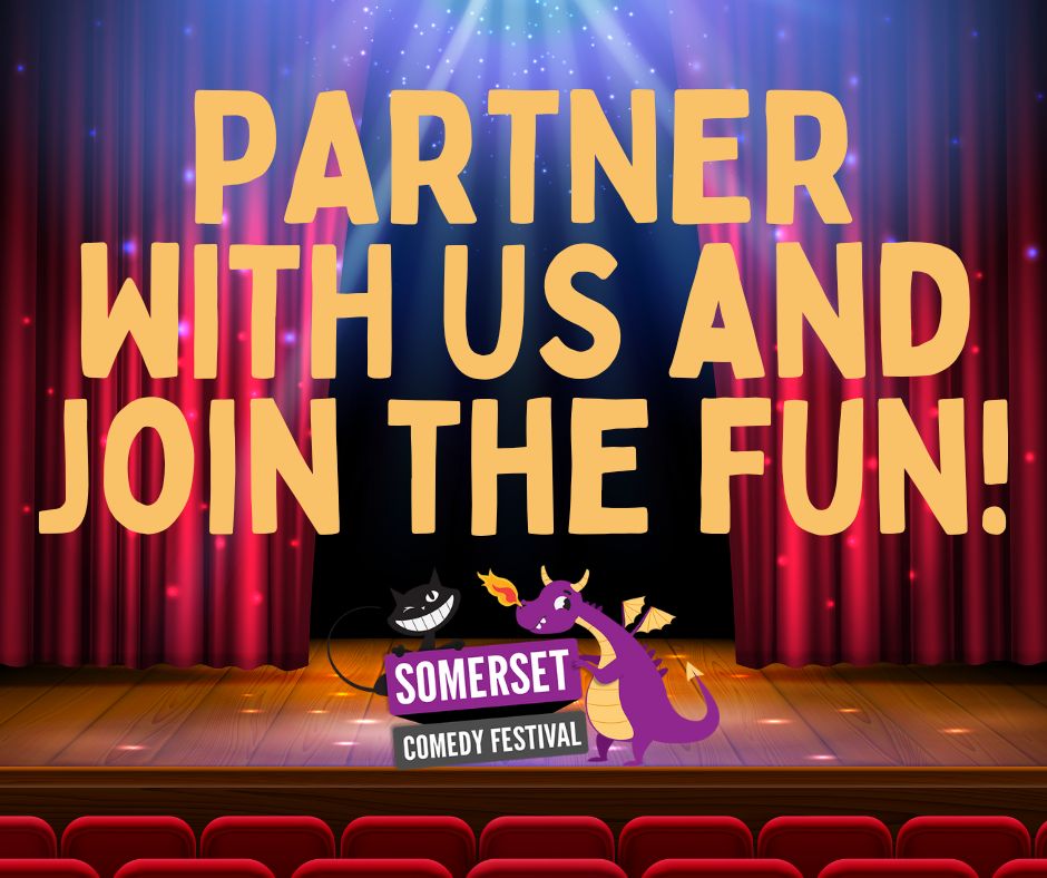 Calling all businesses! 
Take advantage and secure your spot as a sponsor for the Somerset Comedy Festival! 
Enjoy 2 years of exposure and benefits for the price of 1 with our Silver and Gold level sponsorships. 
somersetcomedyfestival.co.uk/sponsorship/ 
#Sponsorship #ComedyFestival