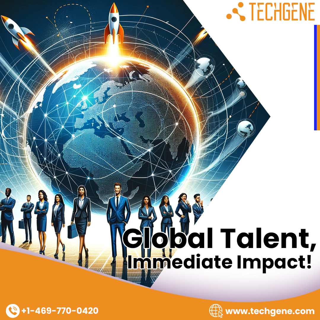 Ready to enhance your team with global talent? Connect with us today and see how we streamline the path to superior staffing solutions! 🔗 Contact Us: techgene.com #TechgeneStaffing #GlobalTalent #StaffingSolutions #NoProxy #RealTimeHiring #FastDeployment