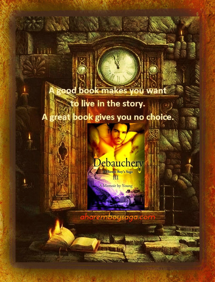 Success demands continuous attention to details.
DEBAUCHERY getBook.at/DEBAUCHERY is the 3rd book to an autobiography of a young man's enlightening coming-of-age secret education in a male harem known only to a few.
#AuthorUproar
#BookBoost