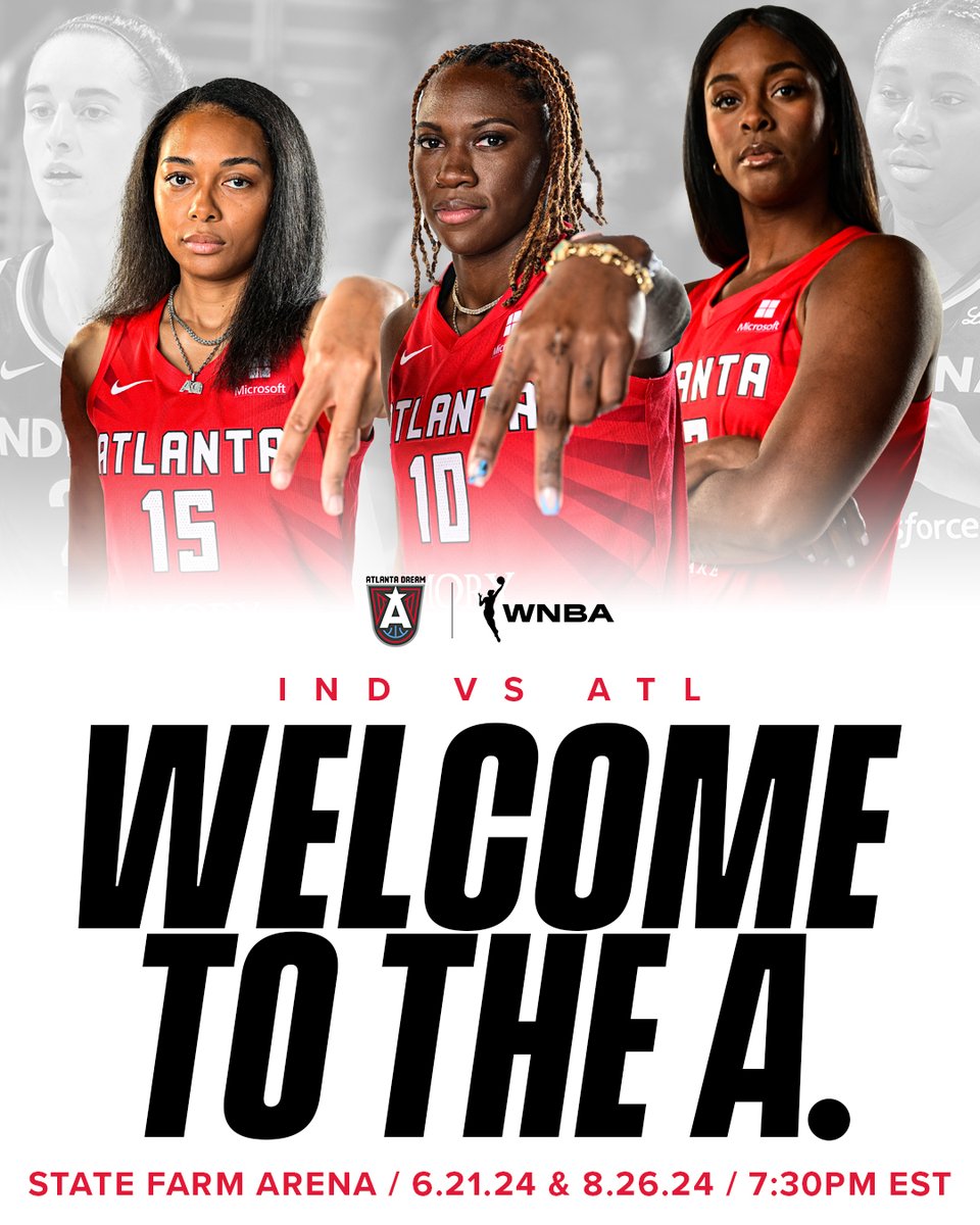 JUST ANNOUNCED: The @AtlantaDream vs @IndianaFever games on June 21 & August 26 will be played at State Farm Arena! Tickets for the general public will go on sale Wednesday, May 22 at 10am. Please visit on.nba.com/44IFmdO to learn more!