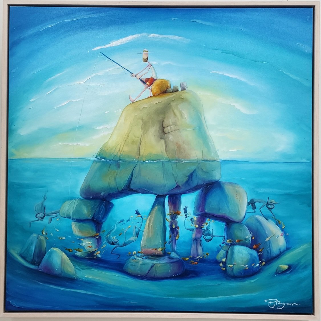 THROWBACK THURSDAY...this week last year 'Connections' exhibition was on.  I spent the first part of 2023 creating 24 new oil paintings, &amp; been flat out since with all kinds of projects. It's nice being busy, but I'm looking forward to some time to paint all my new ideas!