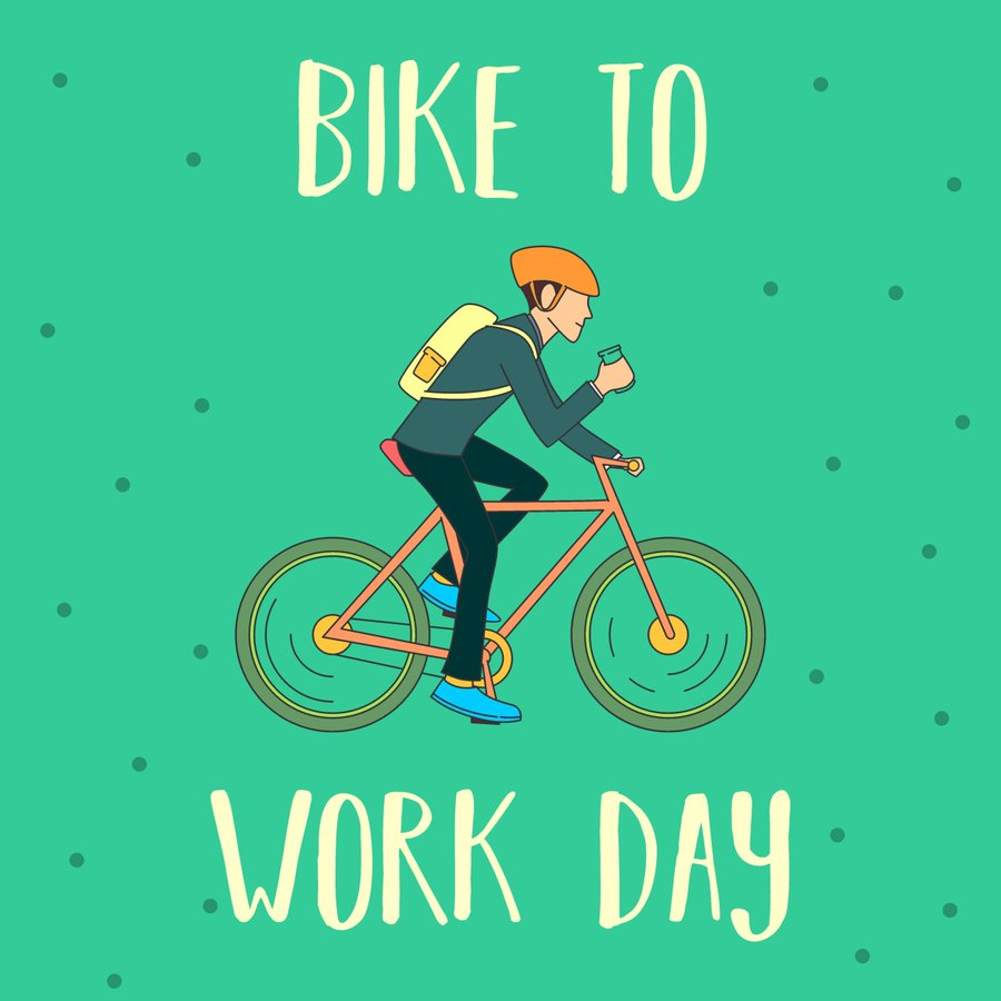 Tomorrow, celebrate National #BikeToWork Day. We're encouraging our employees to skip the drive and safely ride their bicycle to work. We're working towards a cleaner, greener future for #NewYork and with our employees' help, we'll get there.
