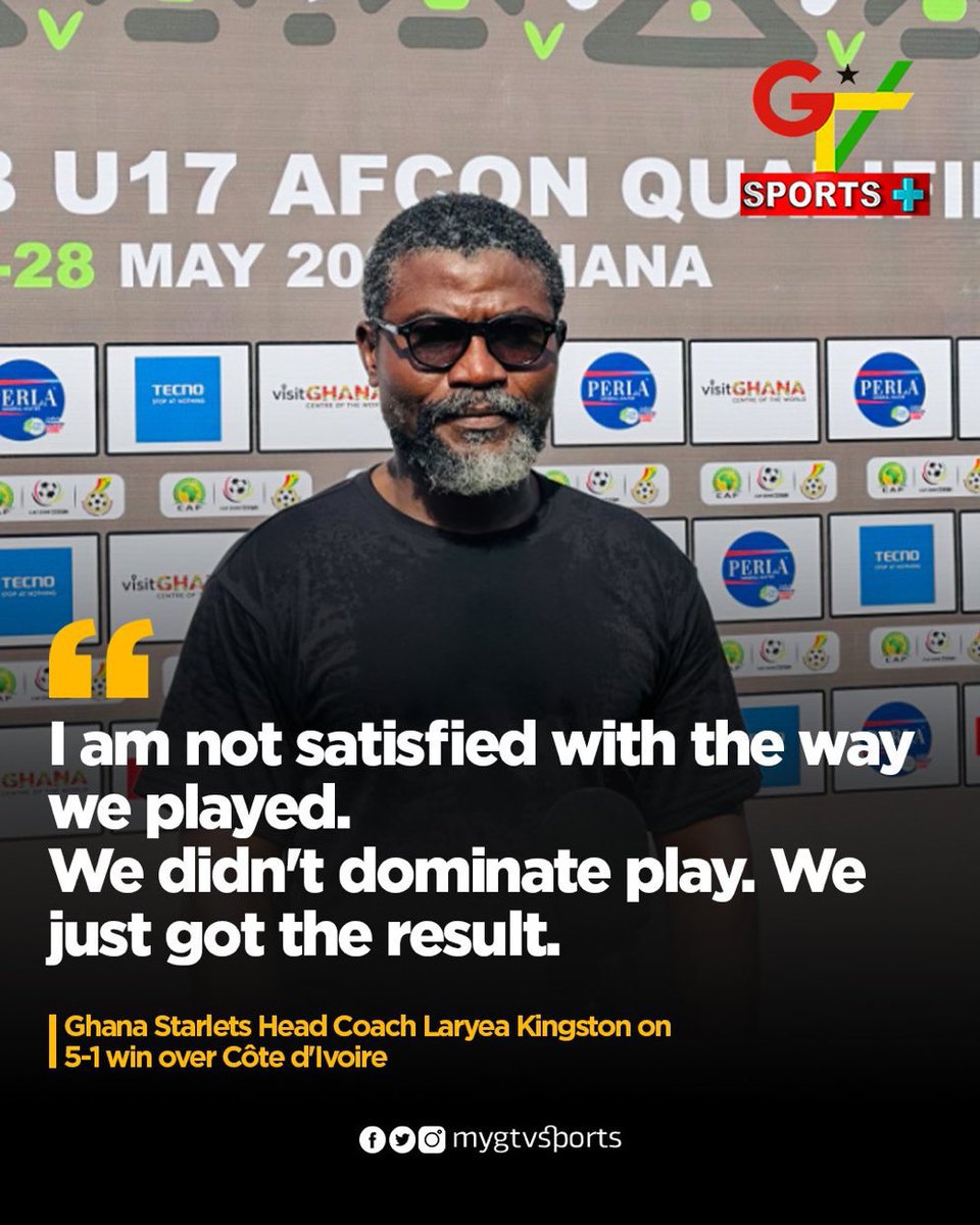 My manager beat Ivory Coast 5:1 and still not satisfied 
Laryea Kingston Ball 🥂