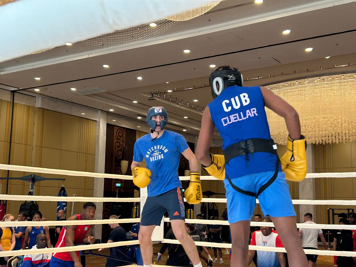 IABABOXING's tweet image. Quality rounds in the bank  for Ireland today against Germany, Cuba and GB, as part of the final preparations for the last Olympic qualifier.

Boxing in the 2nd Olympic Qualifier, in Bangkok, begins on May 24th.