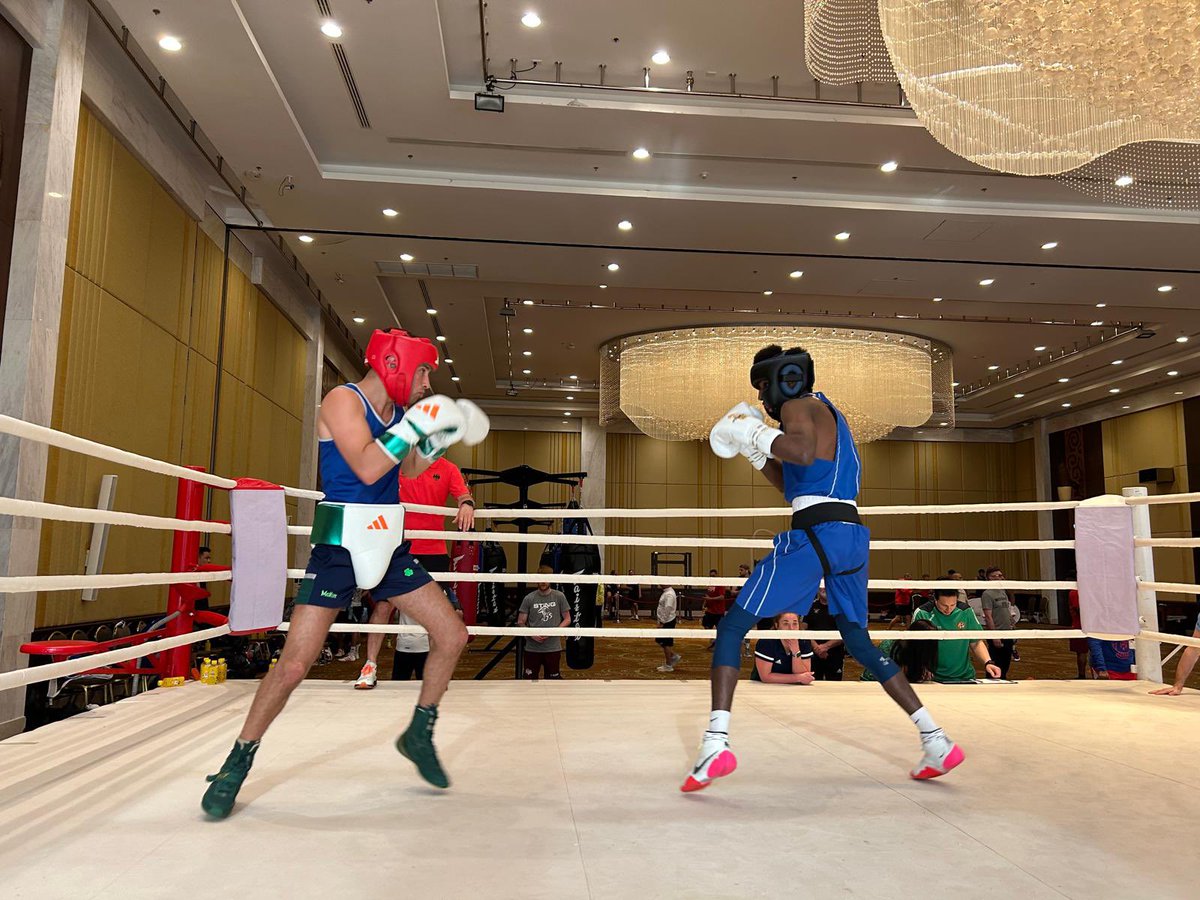 IABABOXING's tweet image. Quality rounds in the bank  for Ireland today against Germany, Cuba and GB, as part of the final preparations for the last Olympic qualifier.

Boxing in the 2nd Olympic Qualifier, in Bangkok, begins on May 24th.