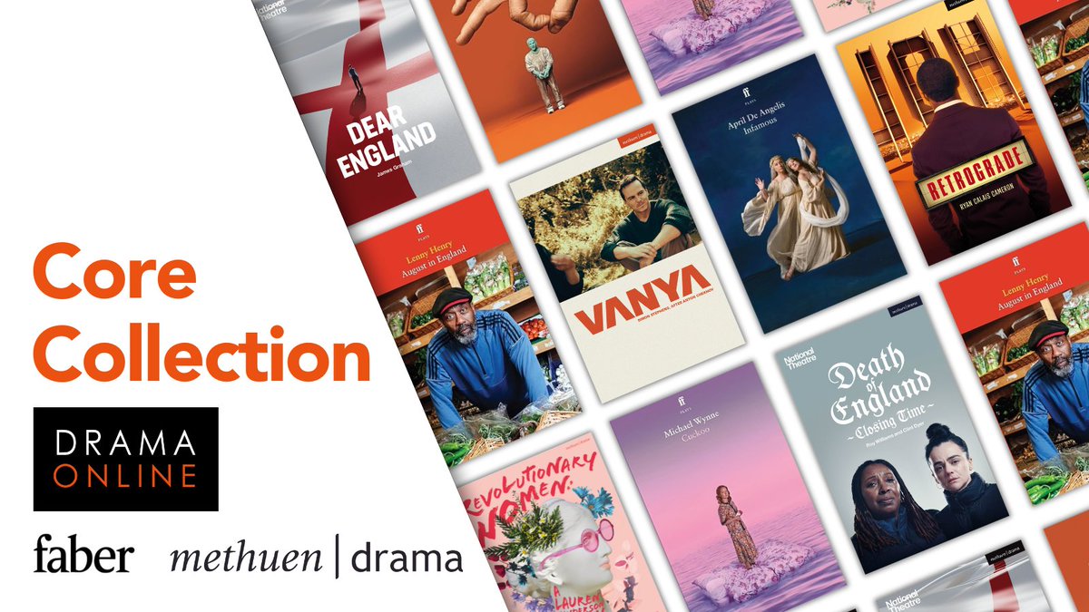 The first part of the Core Collection’s 2024 update is now live, featuring 60 new plays from @MethuenDrama and @FaberBooks. Including plays by James Graham, Ryan Calais Cameron and April De Angelis – stay tuned for highlights! Explore the collection: bit.ly/3yorsl3