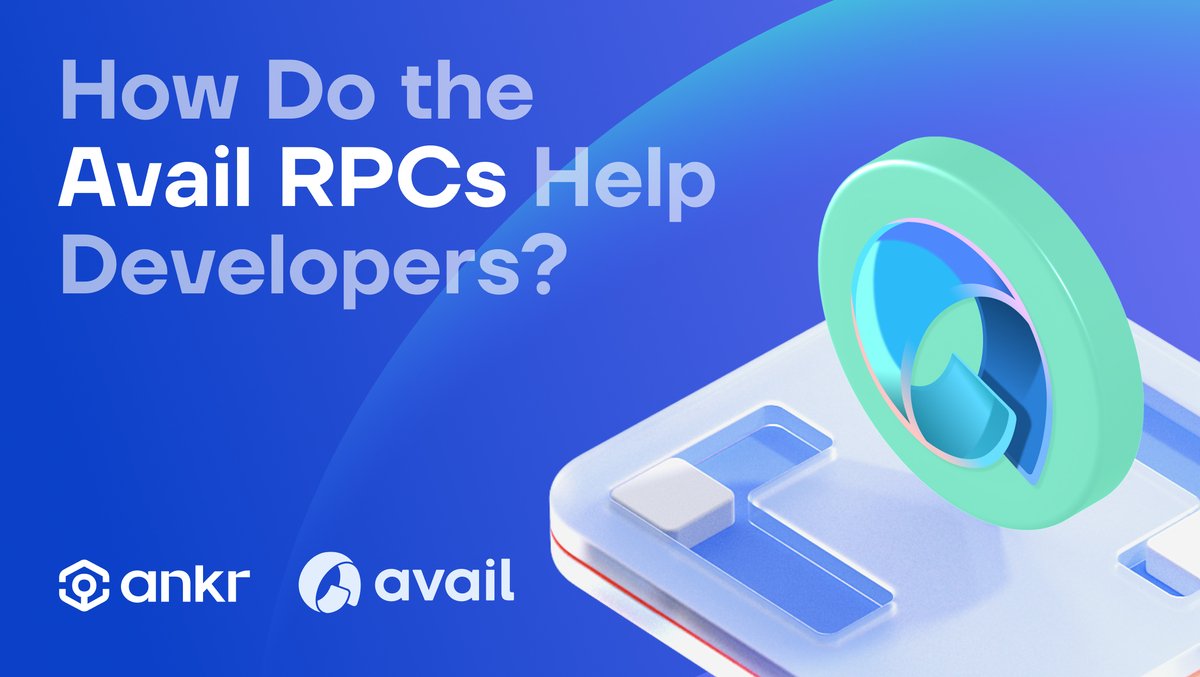 Streamline your @AvailProject development with Ankr's RPC solution:

💙 Say goodbye to complex node ops
💙 Unlock advanced tools with the Premium RPC Plan
💙 Power your chains & apps efficiently

Tesnet live: rpc.ankr.com/avail_turing_t…