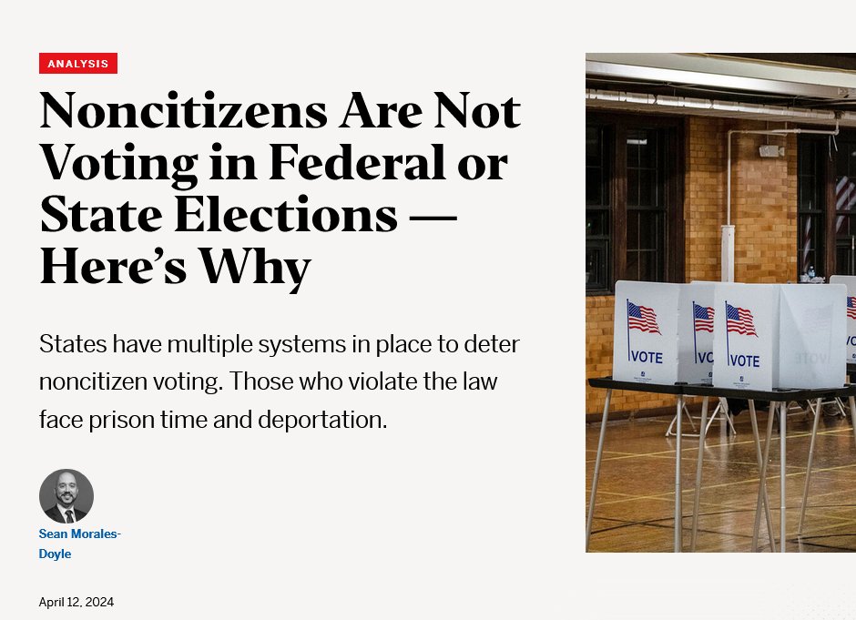 @WashTimes /..@CommunityNotes It is not legal to vote unless you are a citizen...This article is a fabrication...please tag this as disinformation brennancenter.org/our-work/analy…