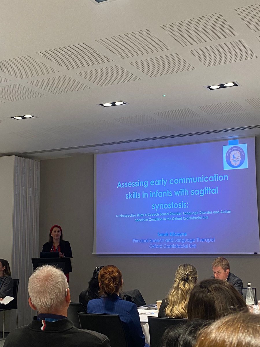 Oxford Craniofacial Unit (@oxfordcranio) on Twitter photo Here is our <a href="/oxfordcranio/">Oxford Craniofacial Unit</a> Unit Speech and Language Therapist Sarah Kilcoyne presenting about “Assessing early communication skills in infants with Craniosynostosis: a retrospective study.” Here is our <a href="/oxfordcranio/">Oxford Craniofacial Unit</a> Unit Speech and Language Therapist Sarah Kilcoyne presenting about “Assessing early communication skills in infants with Craniosynostosis: a retrospective study.”