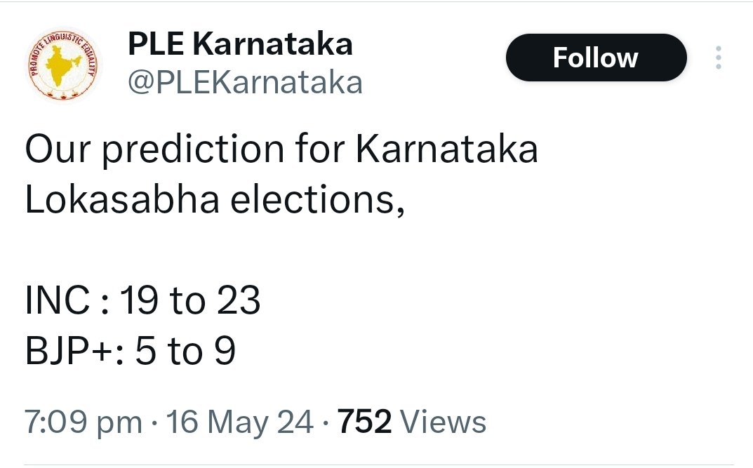#LokSabhaElections2024 👇 Has got Bhakt Mandali really worked up...If this holds, 4th June there is going to be flood of people in NIMHAS.