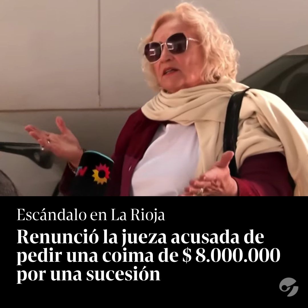 Se trata de Norma Abate de Mazzucchelli, presidenta de la Cámara Cuarta en lo Civil, Comercial y de Minas de esa provincia. El Gobernador Ricardo Quintela pidió la separación de su cargo. clar.in/3V0UDU1