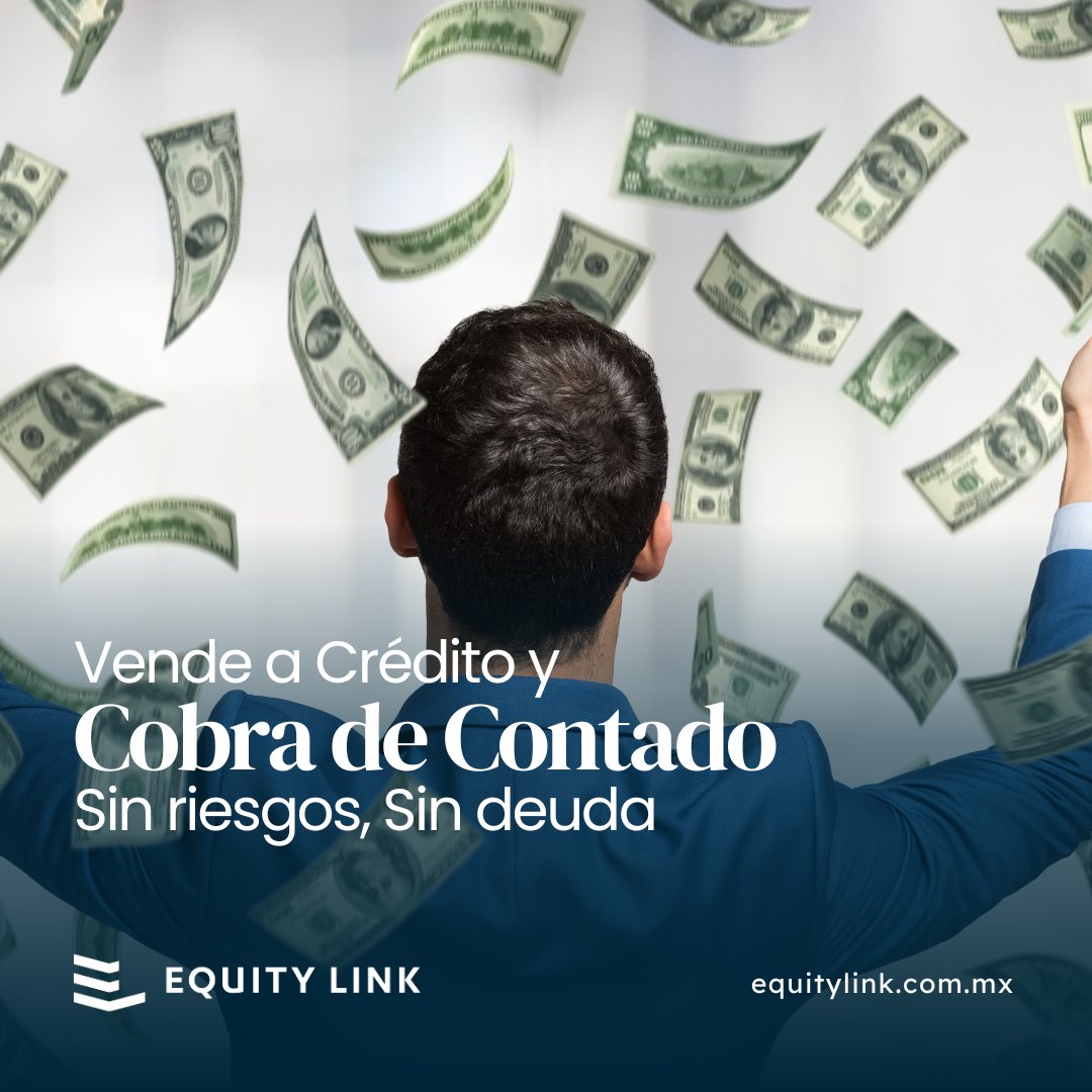 LinkEquity's tweet photo. ¡La opción de financiamiento ideal para tu negocio sí existe! Transforma tus ventas a crédito en operaciones al contado y obtén la confianza de recibir tus pagos a tiempo. Obtén liquidez inmediata anticipando tus cuentas por cobrar.
(614)430-0388
https://t.co/oICHct37Ko https://t.co/Lj2Y3bxcjo