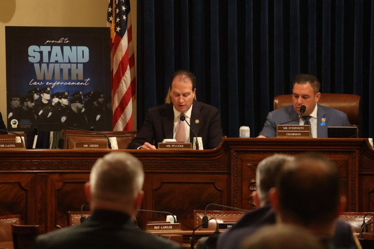 🎥 NOW: I am chairing a @HomelandGOP subcommittee hearing analyzing the use of drones by law enforcement for #PoliceWeek.

Tune in, here: youtube.com/live/BXOiPE7xq…