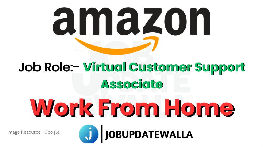 Amazon Is Hiring - Work From Home Position: Virtual Customer Support Associate Experience:- Freshers/ Experienced Simply 👇 1 . Follow [So I Can Dm You] 2. Comment [Resume ] 3. Repost Note.. [Only For first 20 DM 📷]