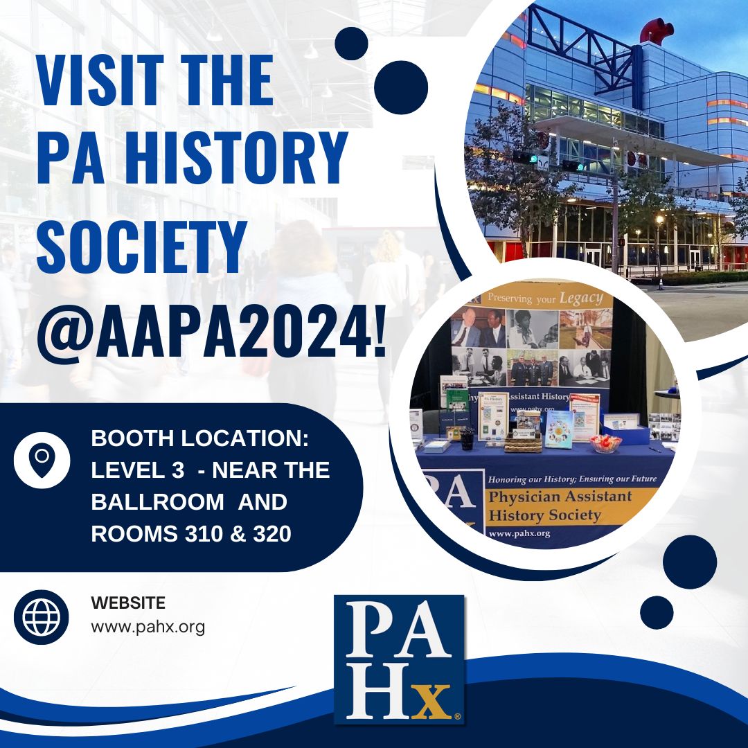 Make sure to stop at the PA History Society Booth #AAPA2024! We are on Level 3 near the Ballroom and Rooms 310 & 320. We have fun swag, history trivia, and more!