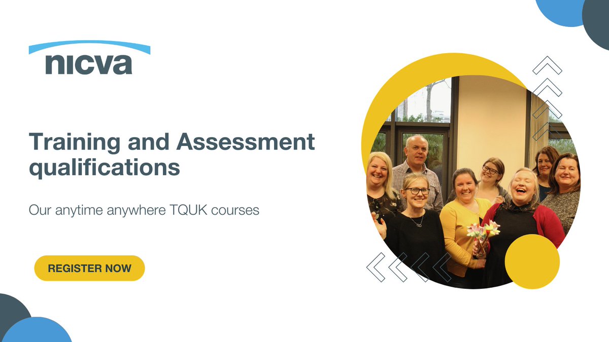 🆕 Introducing our anytime anywhere Training &amp; Assessment courses!

Gain a qualification in:

🔵Education and Training
🔵Assessing &amp; Quality Assurance

Learn at your own pace with the support and guidance of our team.

Full details: bit.ly/4bGbjWh

#NICVAtraining