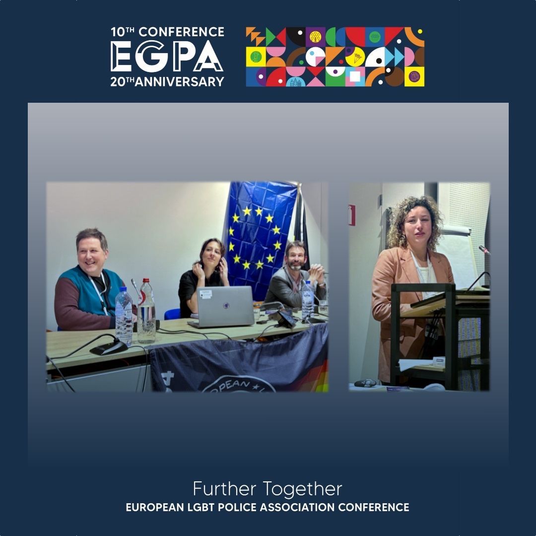 Our afternoon speakers covering the topics:

- Reporting to the Judicial Authorities 
- Taking greater account of Gender-based violence

#FurtherTogether
#EGPA2024

🏳️‍🌈🏳️‍⚧️🇪🇺🚔