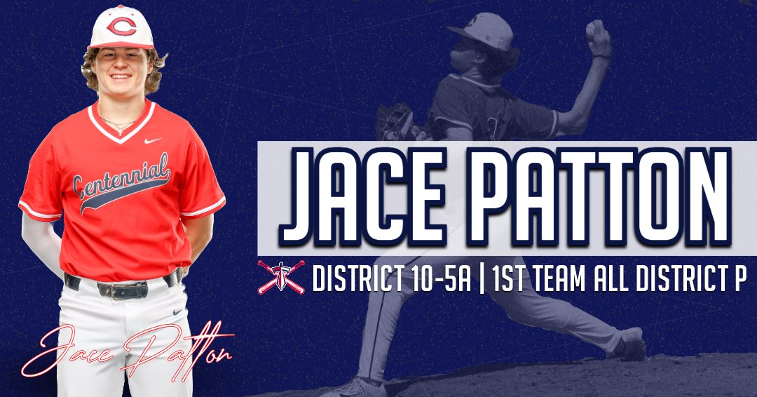 Unanimous 1st Team All District Pitcher: Jace Patton