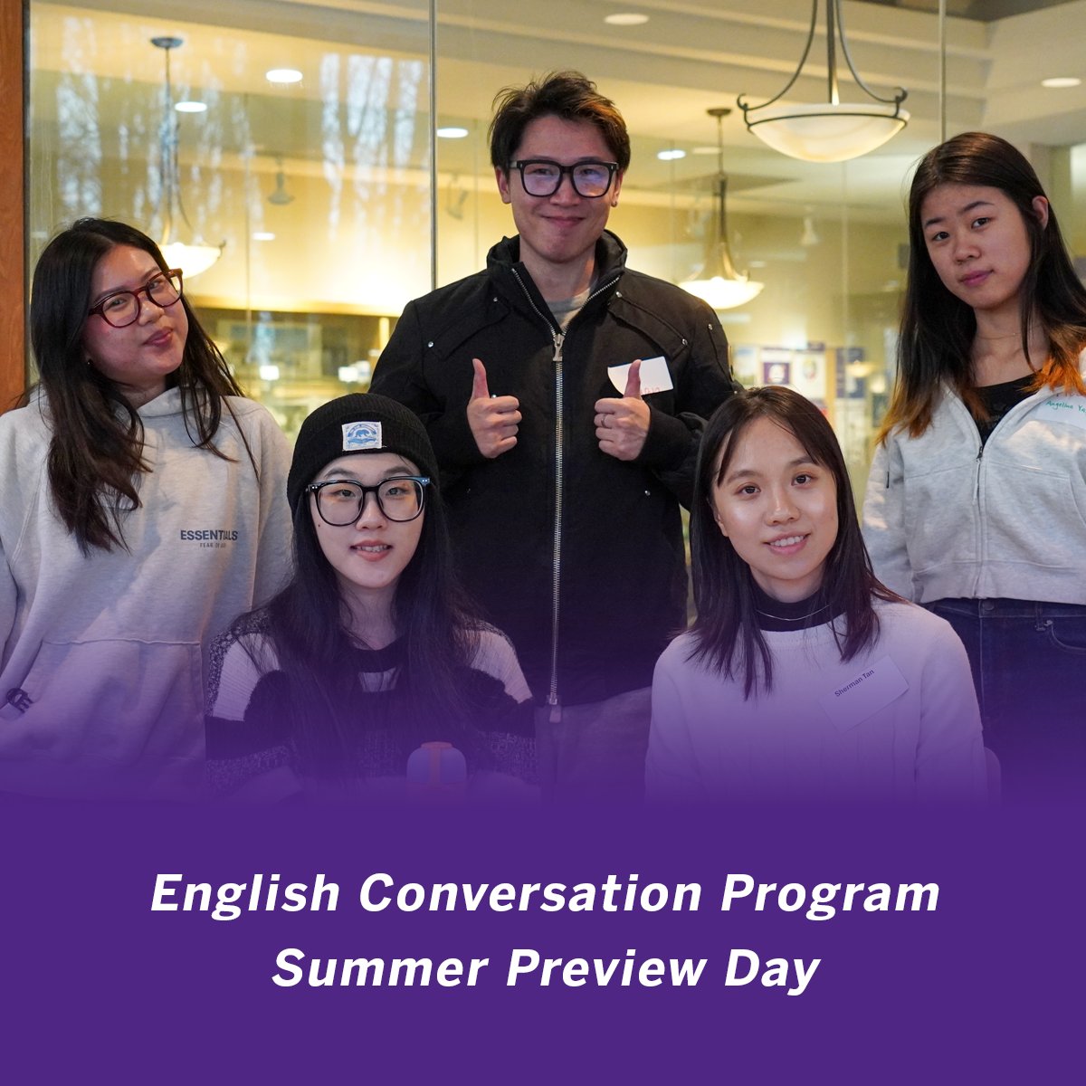 Join us on May 23 from 1:30 to 2:30 pm at the English Conversation Program Summer Preview Day in the Chu Centre (2nd floor of IGAB) to improve spoken English, learn more about Canadian culture and meet new friends. Find more information and register at iesc.uwo.ca/programs/engli….