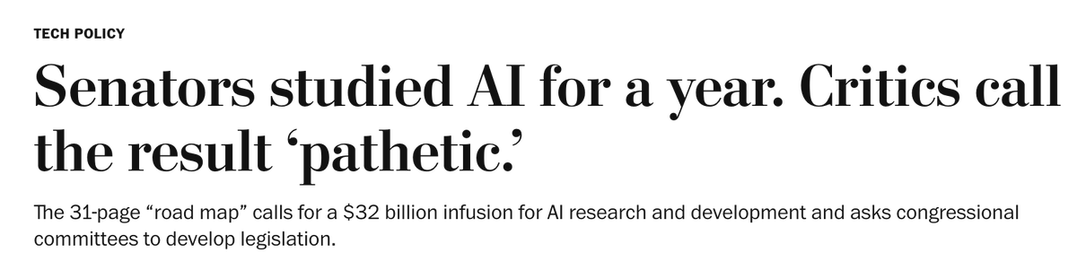 😬 Well, a year of 'studying' AI to release what is basically a book report with tech industry fingerprints all over it is .. certainly one way to spend a year