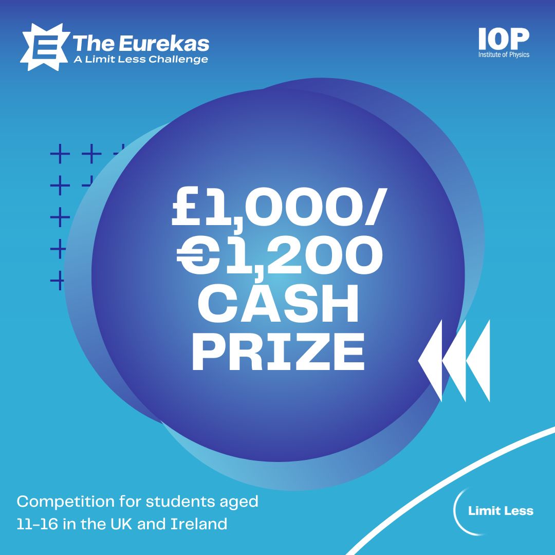 Just less than a month left to enter The Eurekas! Encourage a young person to start their submission today and they could win big prizes for themselves and their school💸 Find out more: theeurekas.co.uk #TheEurekas2024