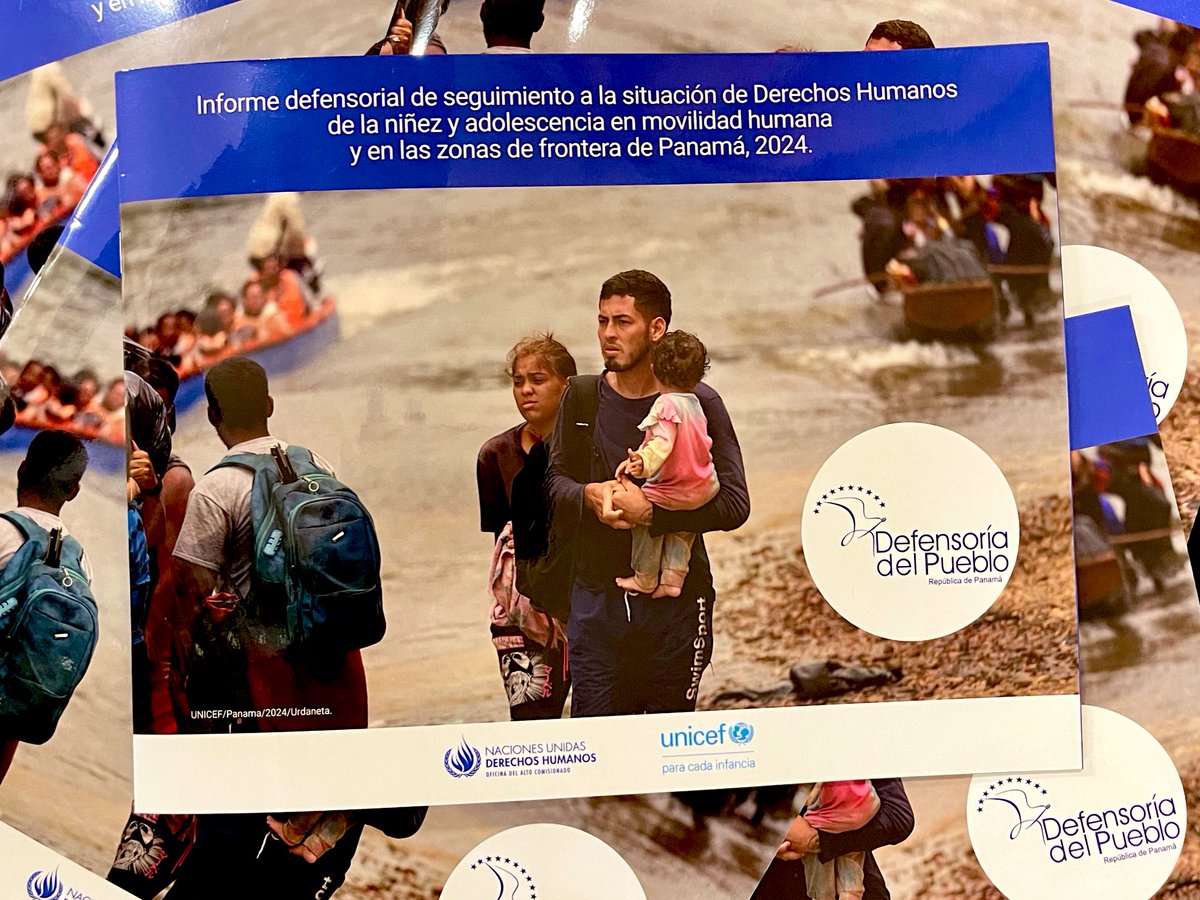 Hoy, @DefensoriaPan @UNICEFPanama y @OACNUDH presentan el 2do Informe defensorial sobre la situación de derechos humanos de la niñez y adolescencia en movilidad humana en zonas de frontera de #Panamá Descárgalo👉🏽 rb.gy/d4hqzb