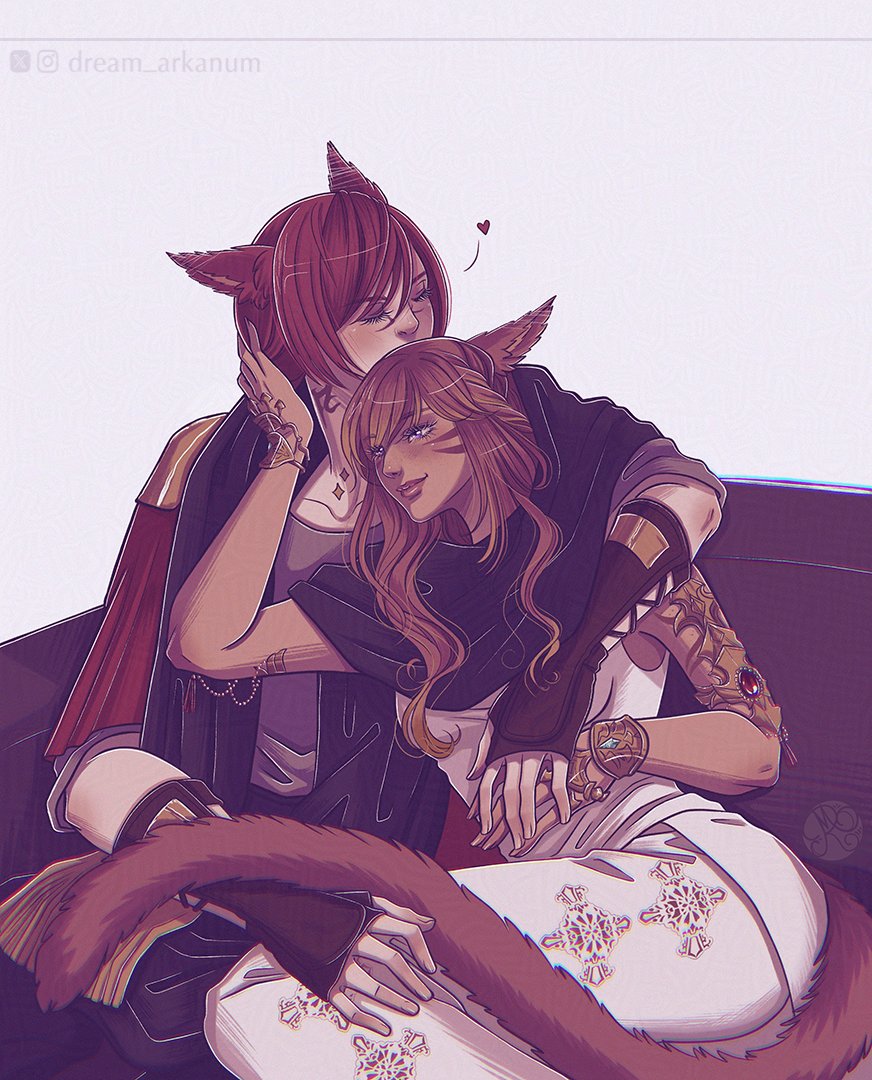 ✨Commission done for @/ginge_worthy! ✨#ffxivart #wolgraha