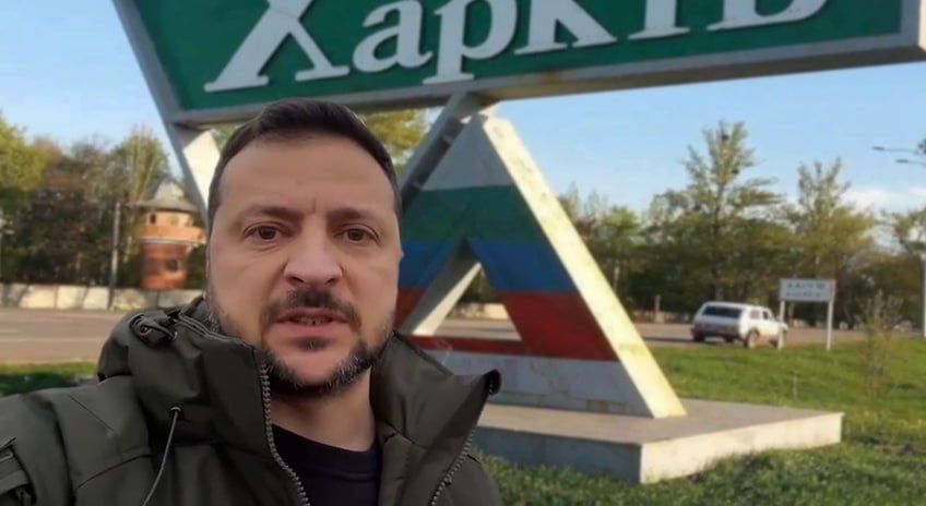✅It's official. Zelensky has done his mandatory selfie in front of the Kharkov. Do you recall similar selfies in front of Bakhmut, Soledar and Avdeevka?

This means that soon Kharkov will be liberated. The curse of Zelensky is real.