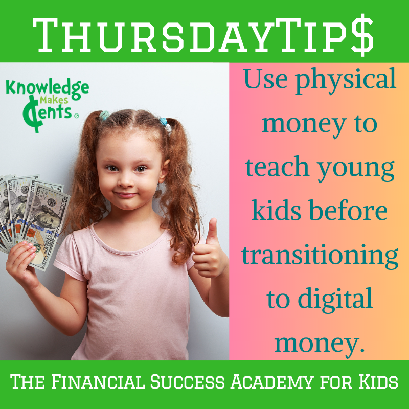 Young kids learn better with touch and feel. #ownership #allowance #teachkidsaboutmoneyearly #coins #bills 
 
#ThursdayTips #KMCents #FinancialSuccessAcademyForKids

Contact us to learn more about our money programs: info@KnowledgeMakesCents.com 905-882-3130