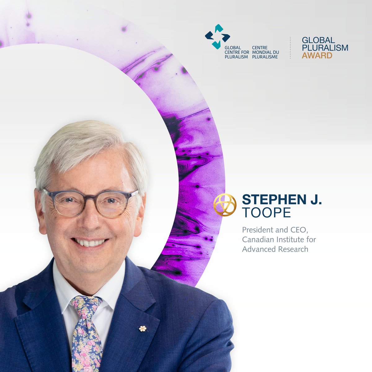 ✨ We're honored to have Dr. Stephen J. Toope as one of our new jurors for the 2025 #GlobalPluralismAward! 🎉
'The global research community recognizes the great need for pluralism as a catalyst for top quality research and positive change. Our world needs organizations and
