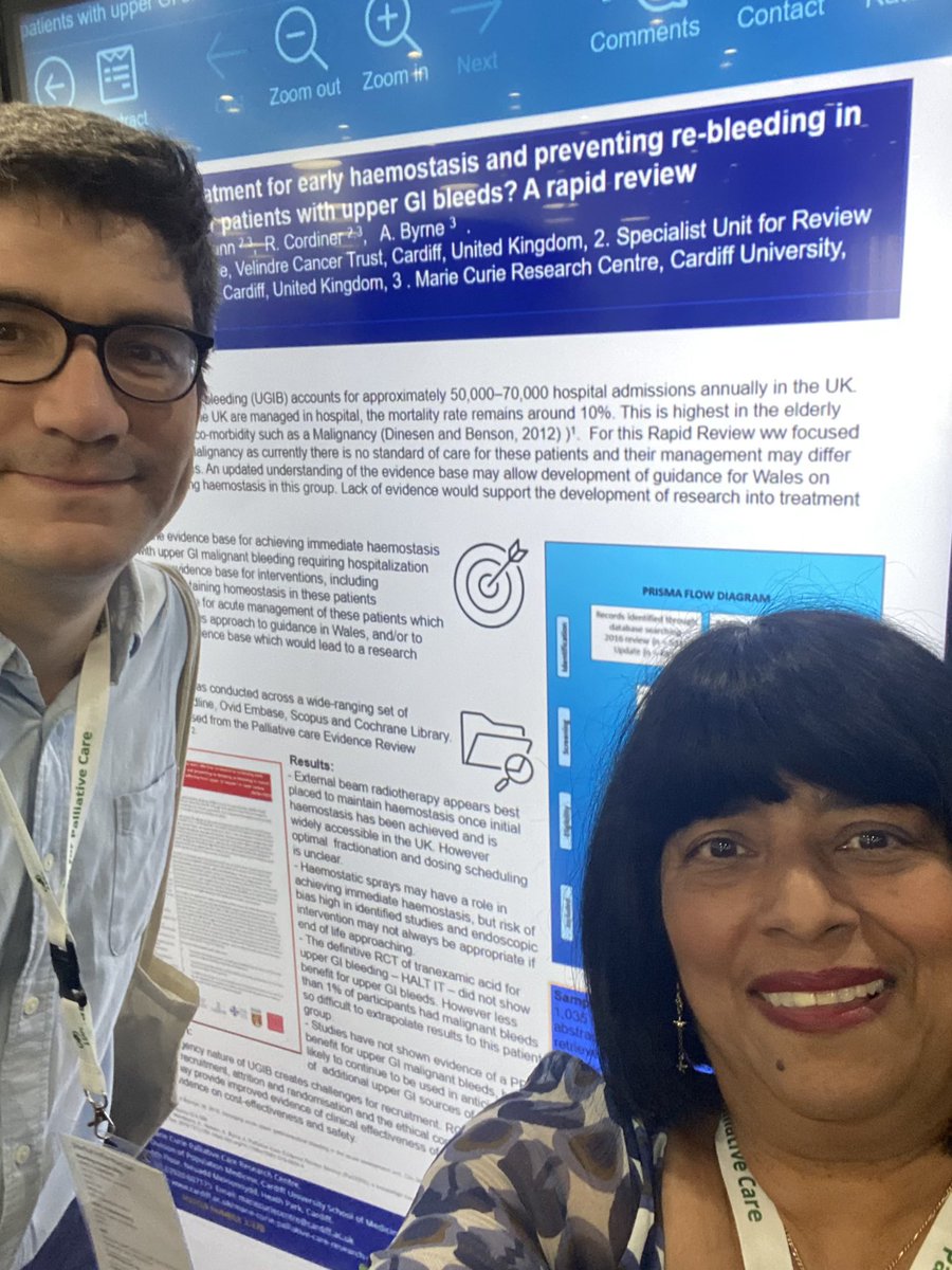 Mala Mann MCLIP (@sysreviews) on Twitter photo Our rapid review on “Most effective treatment for early #haemostasis and preventing re-bleeding in #cancer patients with upper GI bleeds? <a href="/MCPCRCCardiff/">Marie Curie Research Centre, Cardiff</a>
#Gastrointestinal
#EAPC2024 Our rapid review on “Most effective treatment for early #haemostasis and preventing re-bleeding in #cancer patients with upper GI bleeds? <a href="/MCPCRCCardiff/">Marie Curie Research Centre, Cardiff</a>
#Gastrointestinal
#EAPC2024