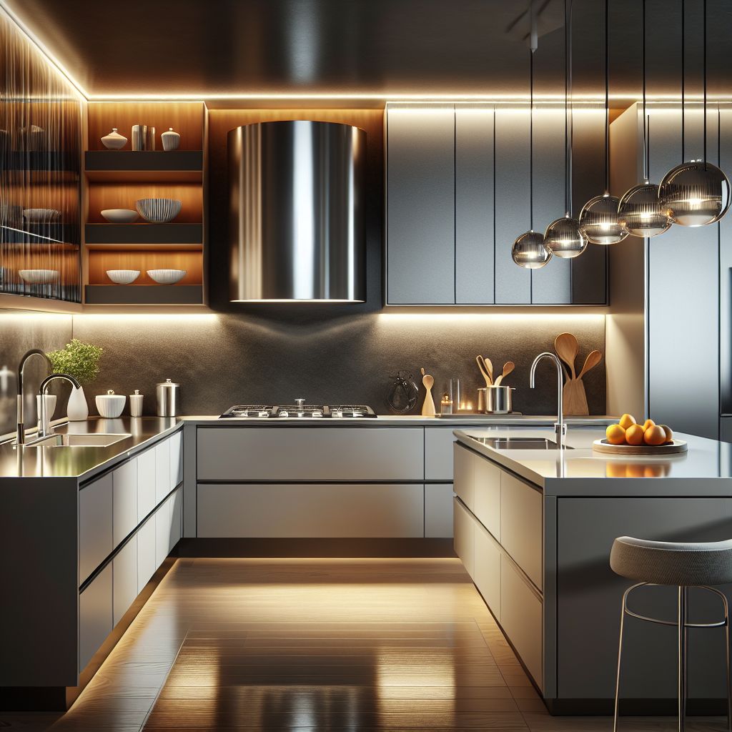 🌟 Kitchen Design Tip 🌟 Don't underestimate the power of lighting in your kitchen! Adding under cabinet lighting can brightly illuminate your workspace and create a cozy ambiance. 💡 #kitchendesign #lightingtips