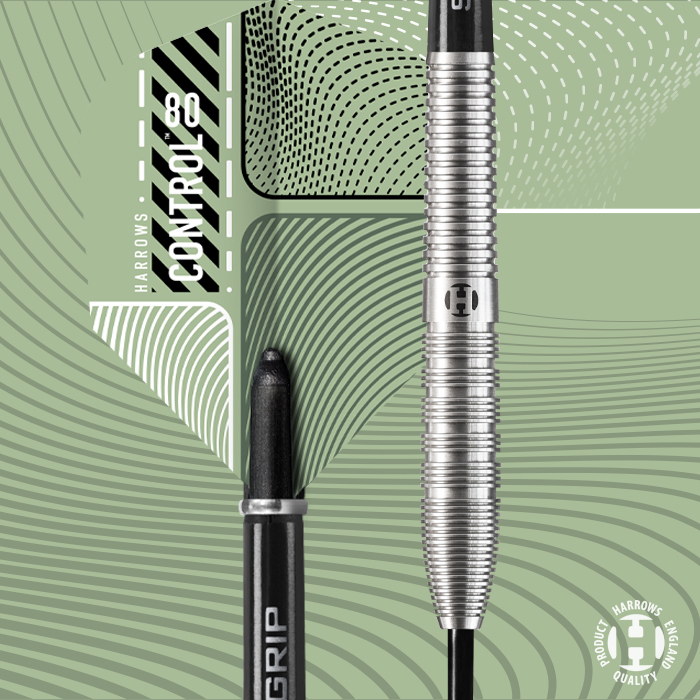 Control 8⃣0⃣

Manufactured using high-quality 80% tungsten, Control darts are available in two shapes; tapered and parallel.

Both models feature prominent micro ring cuts along the length of the barrel, offering the progressing player a strong grip.

#MadeInEngland