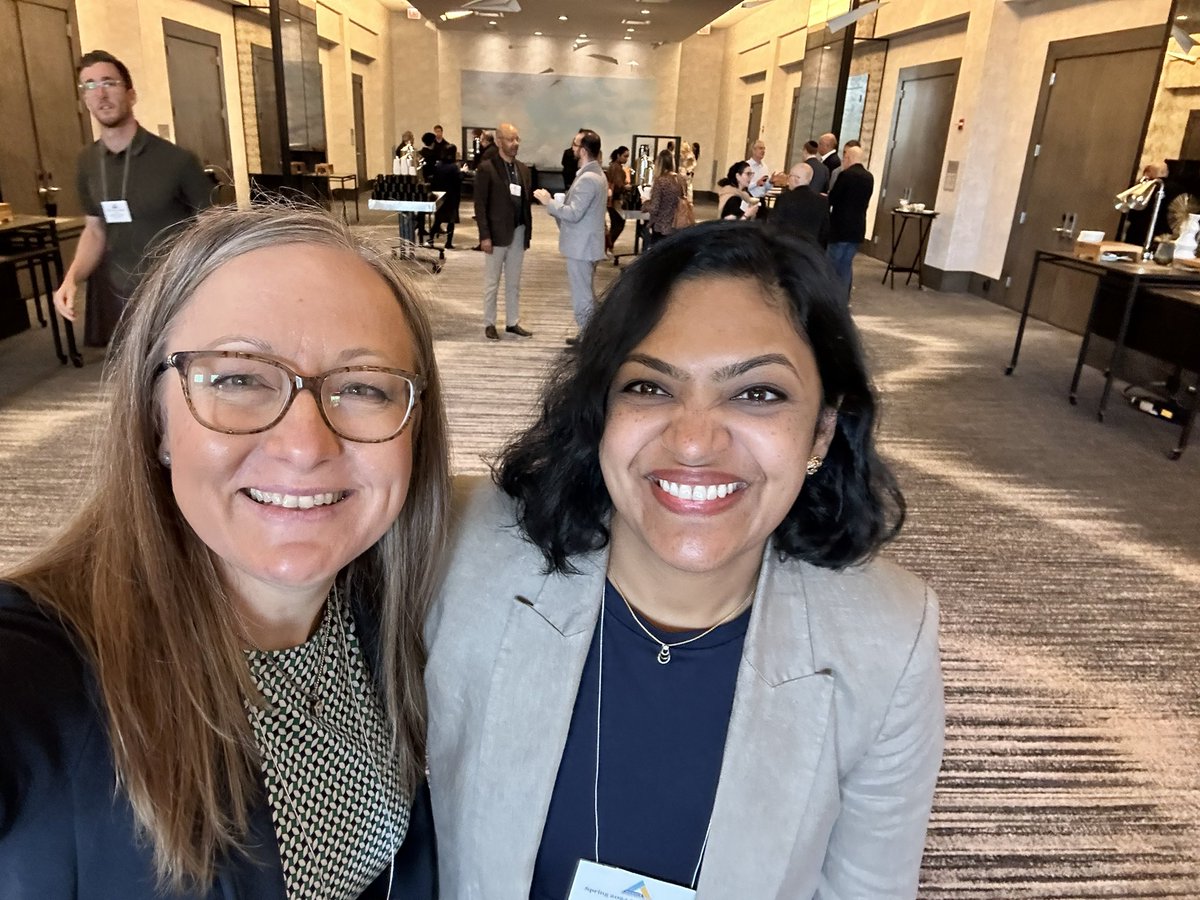 And this is why we do crazy things like jump on planes for 18 hours away or drive 3 hours round trip for a 3-hour meeting - a 4-minute chat and a big hug from @MeeraMohanMD was so good for my soul!! #woMMen