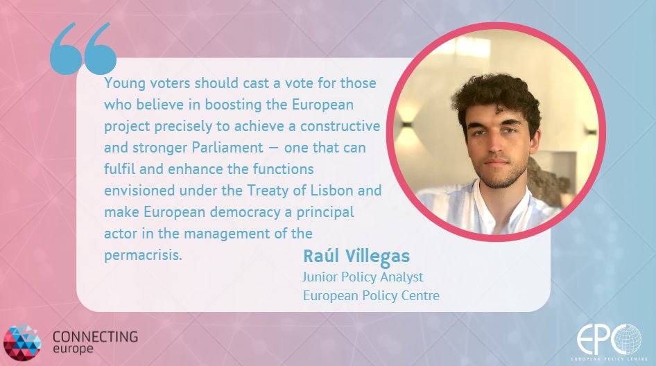 Youth Perspective | European Parliament Elections

Read Raúl Villegas, @epc_eu contribution on ‘To successfully and democratically tackle the permacrisis, Parliament needs unity’ 🔽
epc.eu/en/publication…