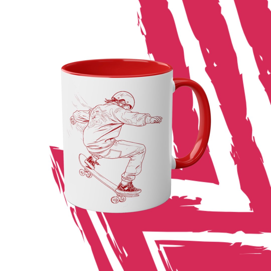 Start your day with our customizable two-toned mugs featuring skateboarding designs!

Personalize yours now! 🛹
TheMaverickSouls.com

#CustomMugs #SkateboardingDesign #TwoTonedMugs #SkaterStyle #SkateLife #PersonalizedGifts #SkateboardCulture #NewArrival #the_maverick_souls