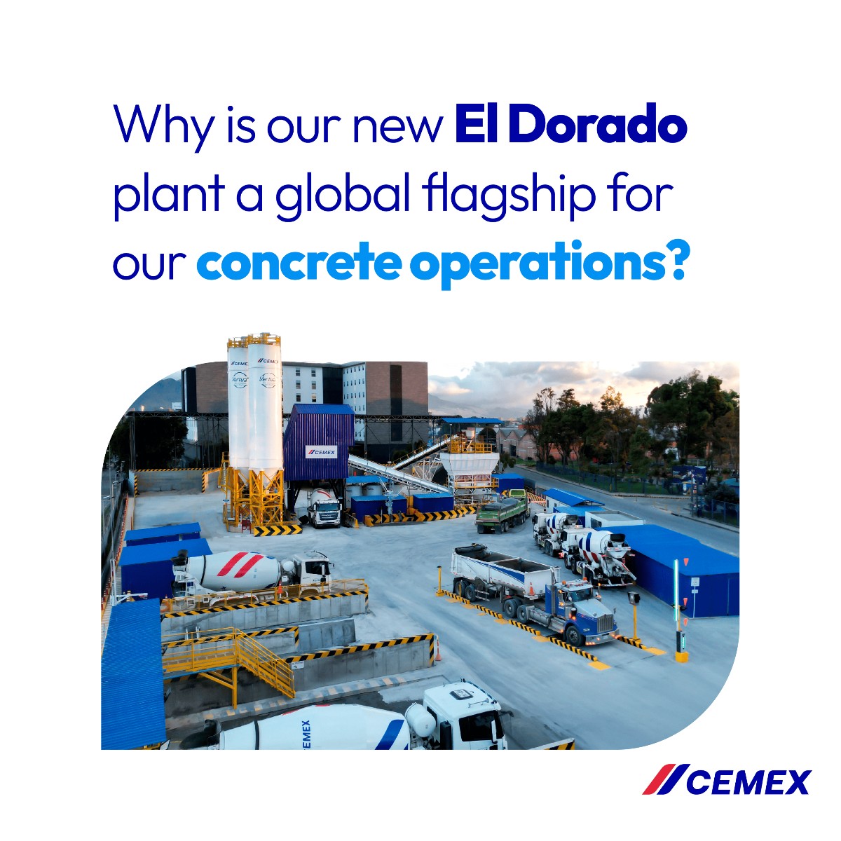 🏗️ Meet El Dorado, our latest concrete plant in Colombia! Through its environmental management, safety standards, and inclusive practices, this plant has become a flagship for our concrete operations worldwide.