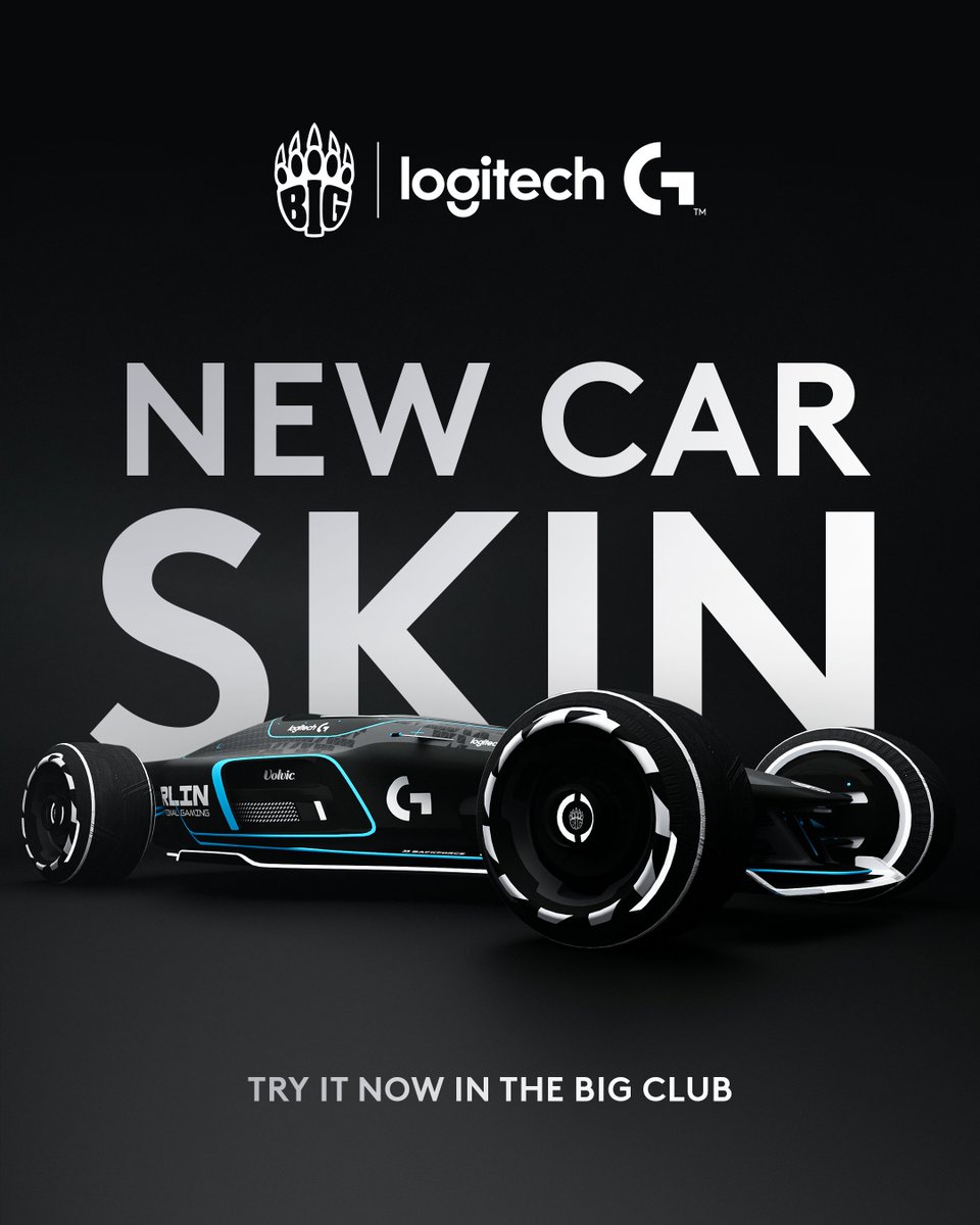 What has 4 wheels and looks insane? 🚗 Your right its our new Logitech G Trackmania skin 🔥