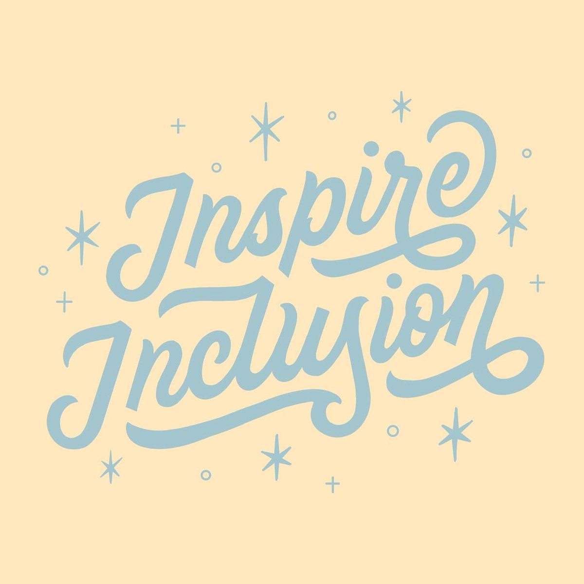 So many talented #creatives around the 🌎️ shared their fabulous #artwork for the #InternationalWomensDay #IWDTypism challenge - like #FreshlyMadeType in the #USA 🇺🇸 with this beautiful pastel #design &  elegant #InspireInclusion #lettering😍 #womenoftype #typism #IWD #dailytype