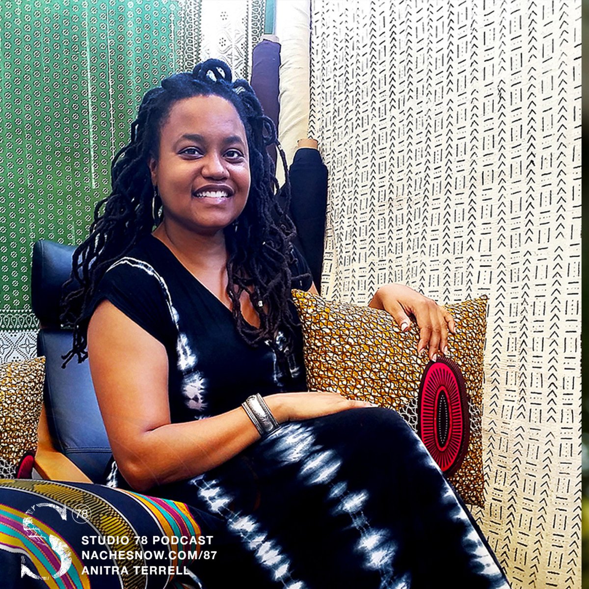 Listen to how Anitra from Reflektion Design started a African home decor business after being laid off. bit.ly/2JHkXiI | Studio 78 Podcast #ankara #africandesign #podsincolor #creativeentrepreneur