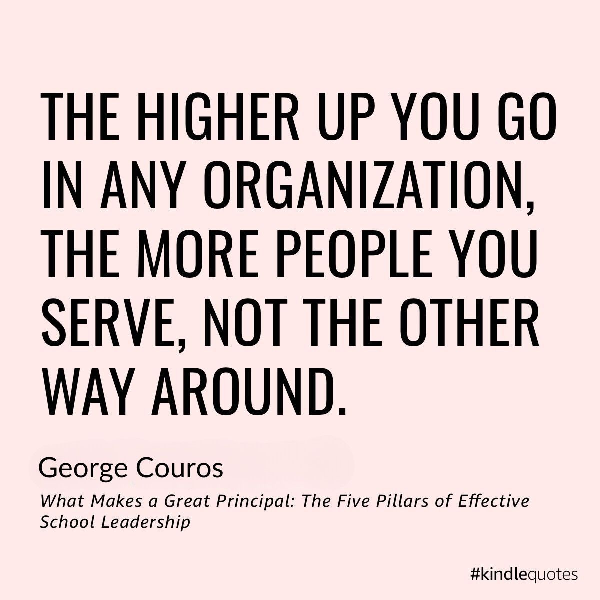 A lesson I learned from my parents, who worked in the service industry, also applies to education. The higher you go up in any organization, the more people you serve, not the other way around. More in #WhatMakesAGreatPrincipal buff.ly/3ynLtbq